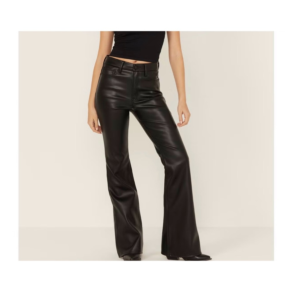 Good American pleather Black Skinny Pants. 12. New